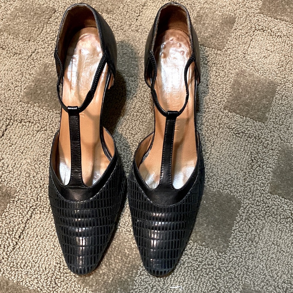 Black Armani vintage shoes